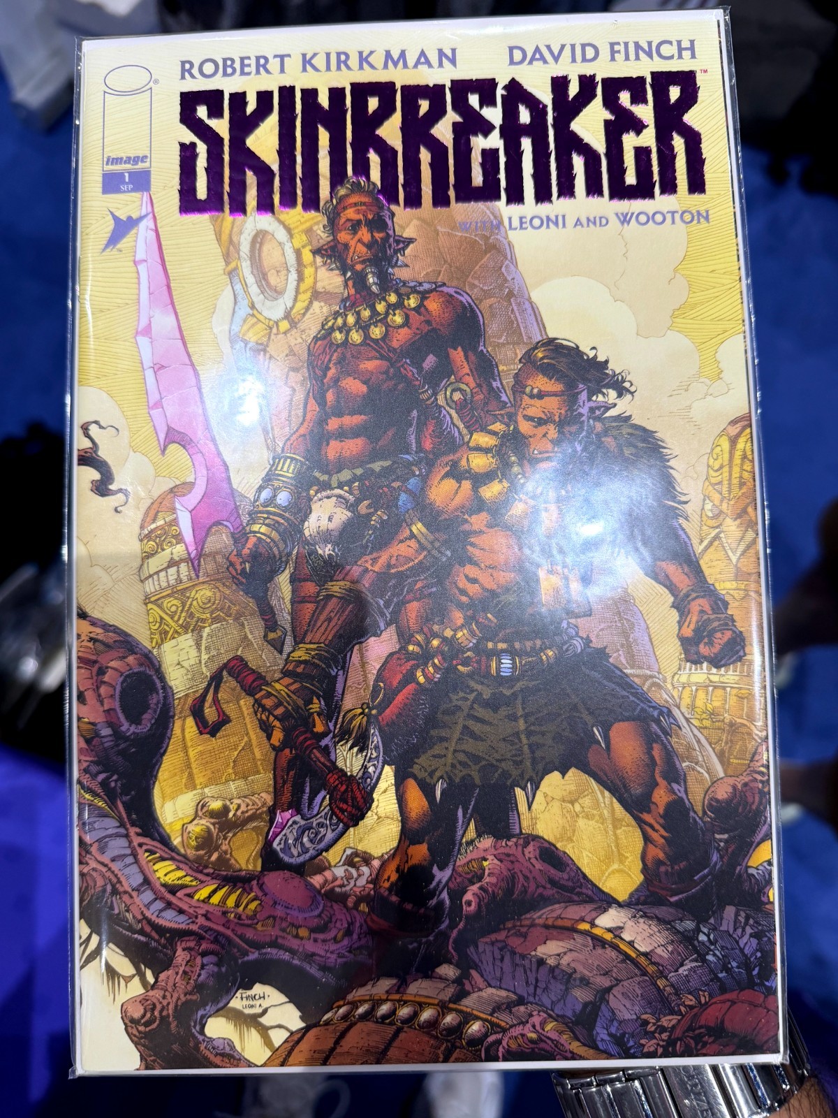 SkinBreaker #1 Foil Exclusive Signed David Finch