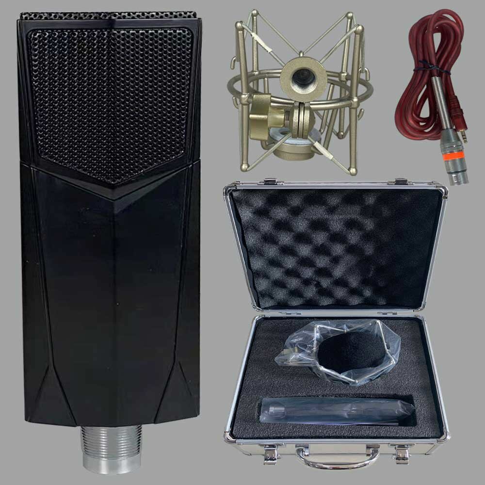 Vocal Condenser Microphone Complete Kit For Live Studio Sound Recording Boom Mic