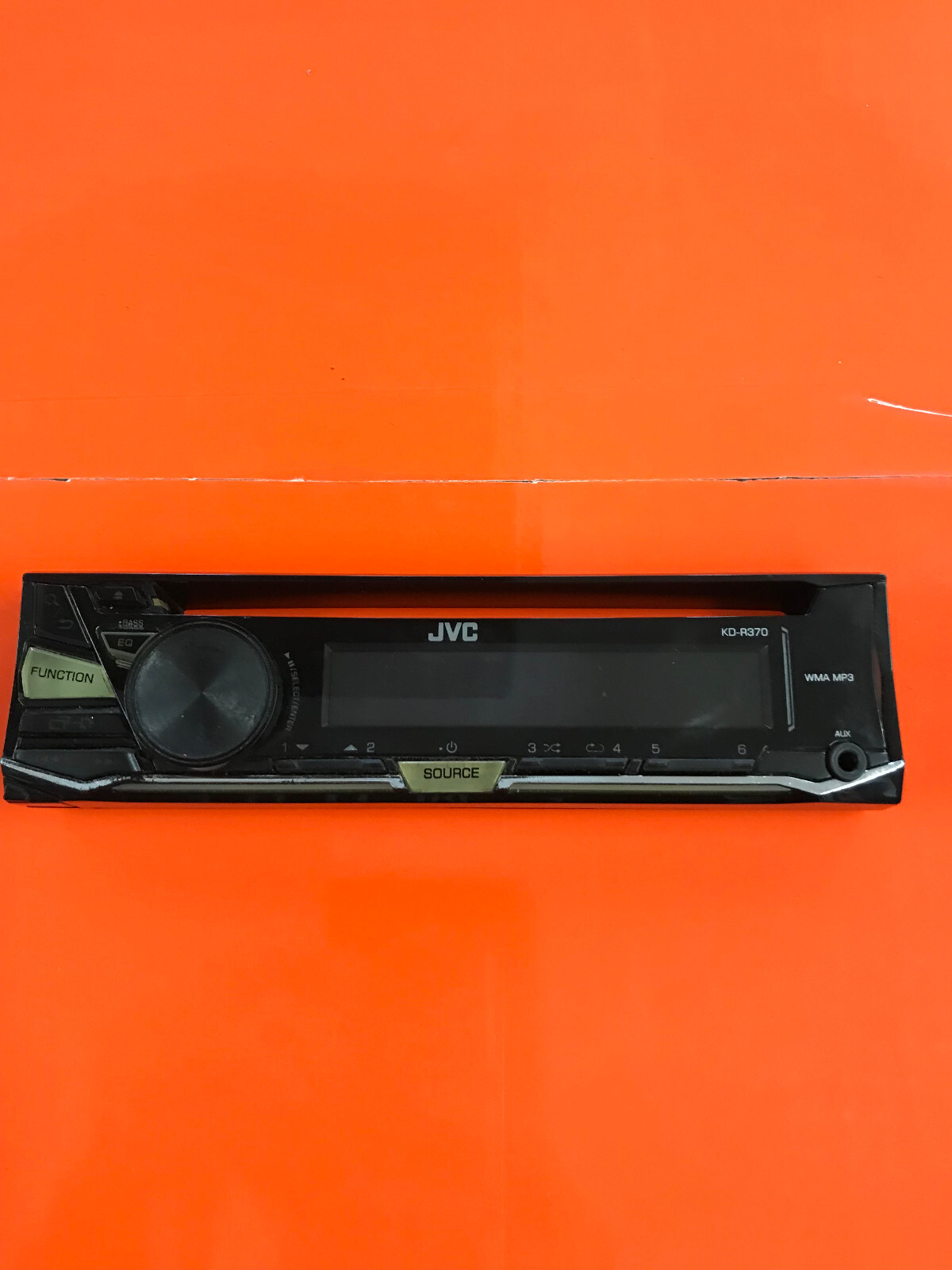 JVC KD-R370  FACEPLATE ONLY TESTED