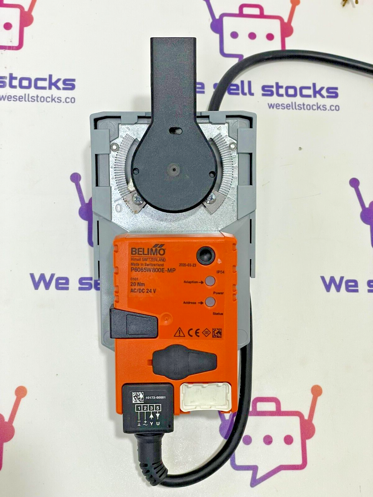 UTC CARRIER BELIMO P6065W800E-MP 2 WAY CCV EPIV FLANGE ACTUATOR 20Nm AC/DC 24V