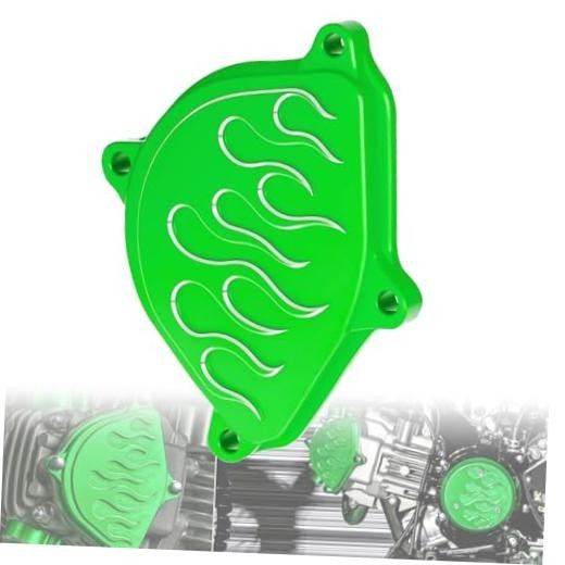 Green 3D Engine Cam Cover for KLX110 KLX110L - Compatible with KLX 110 KLX110L