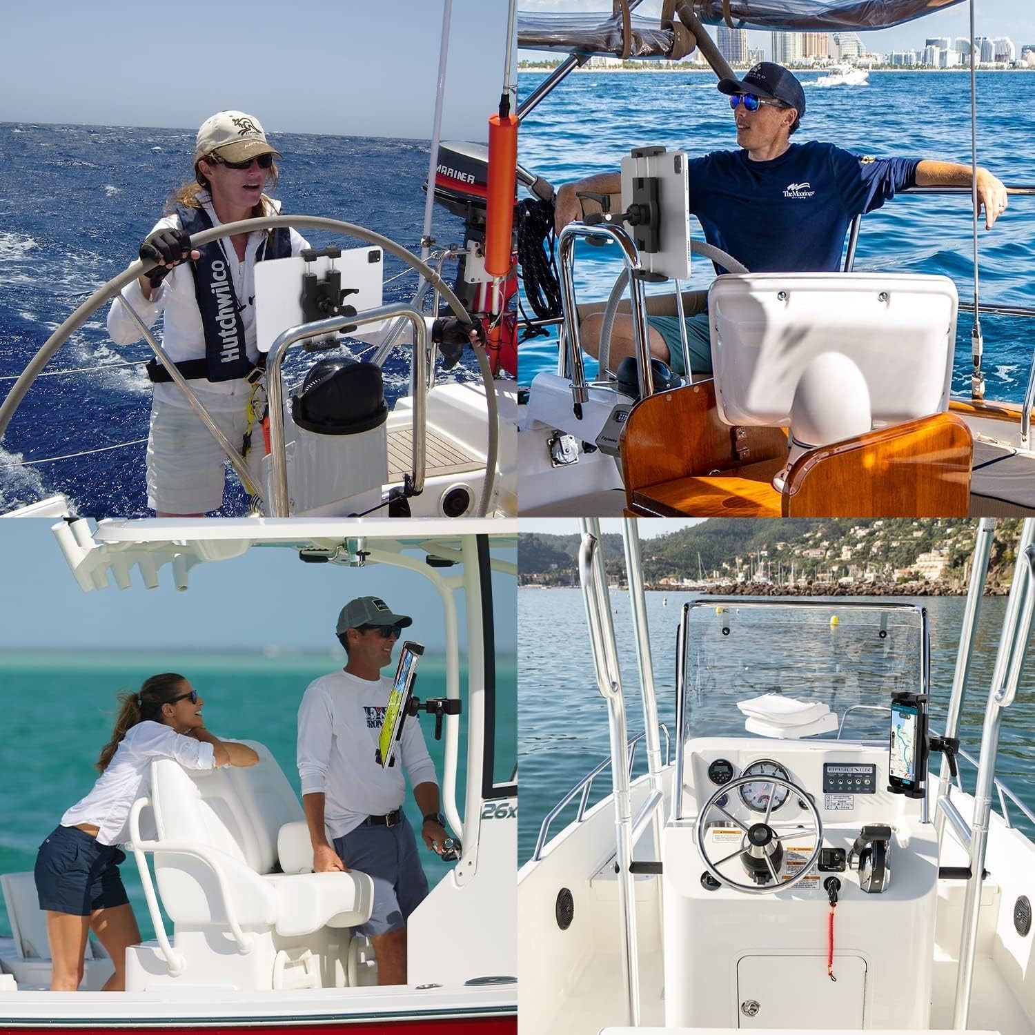 360° Rotating Tablet Mount for Boats: Lightweight Design & Easy Installation