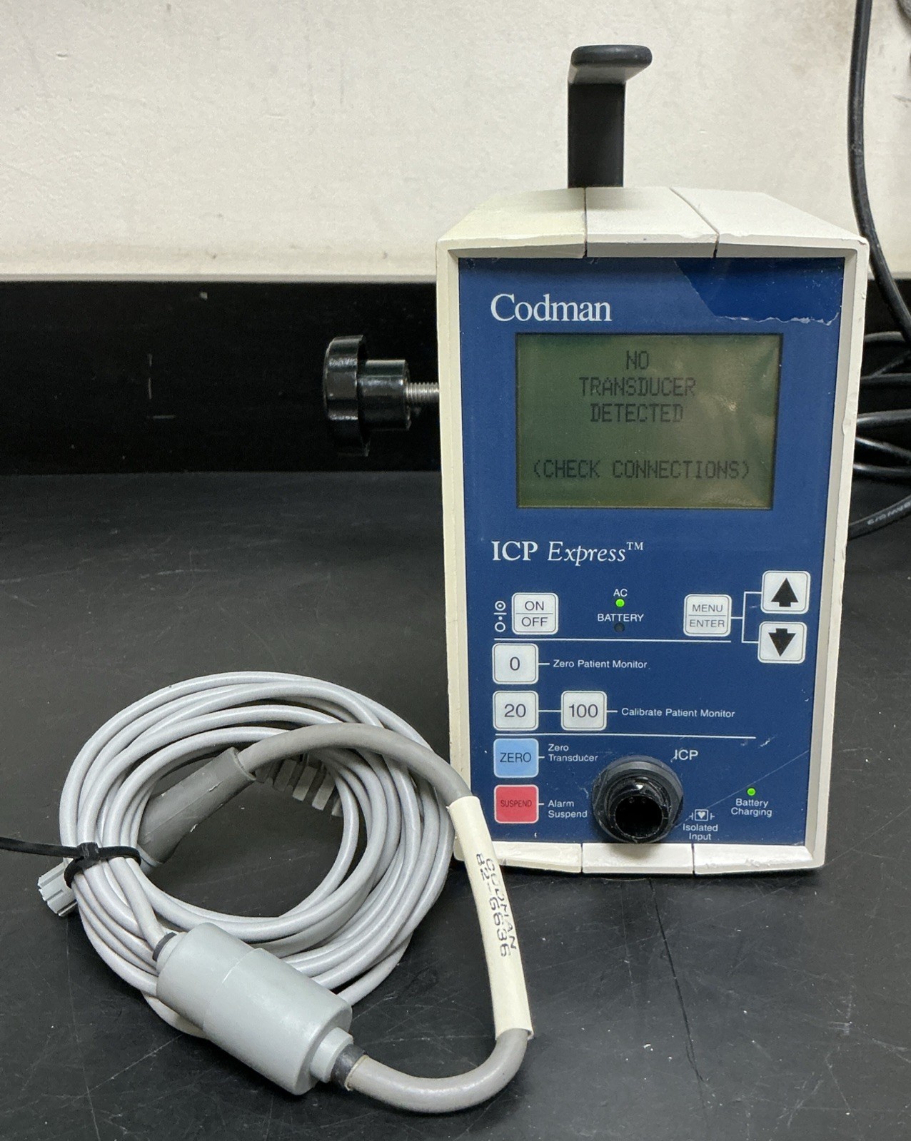 Codman ICP Express 82-6634 Monitor and Cable 82-6636 | No Power Supply