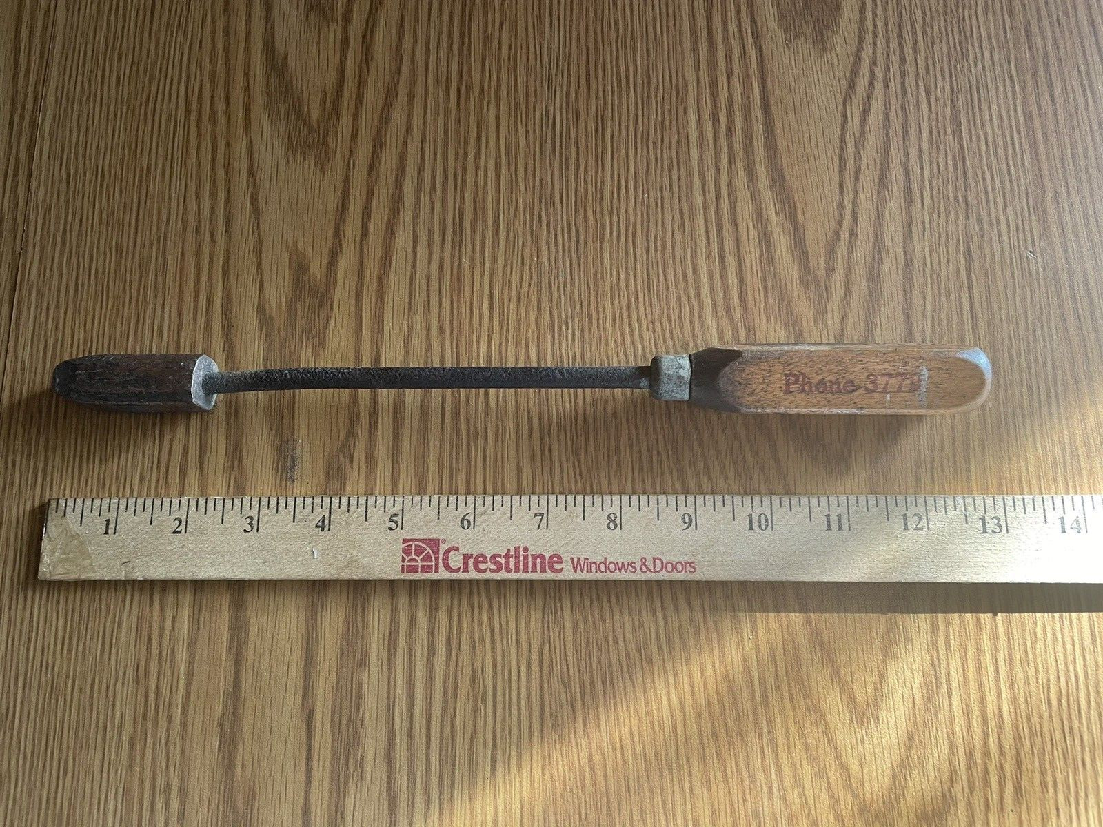 Vintage Copper Tipped Soldering Iron Mankato Minn Ice Co. Advertising