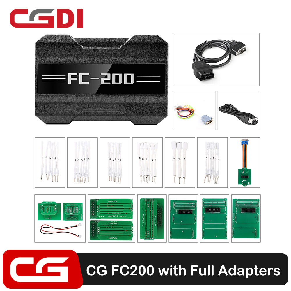 CG FC200 Auto Progarmmer Full Version Support 4200 E/C-Us with New Adapters Set