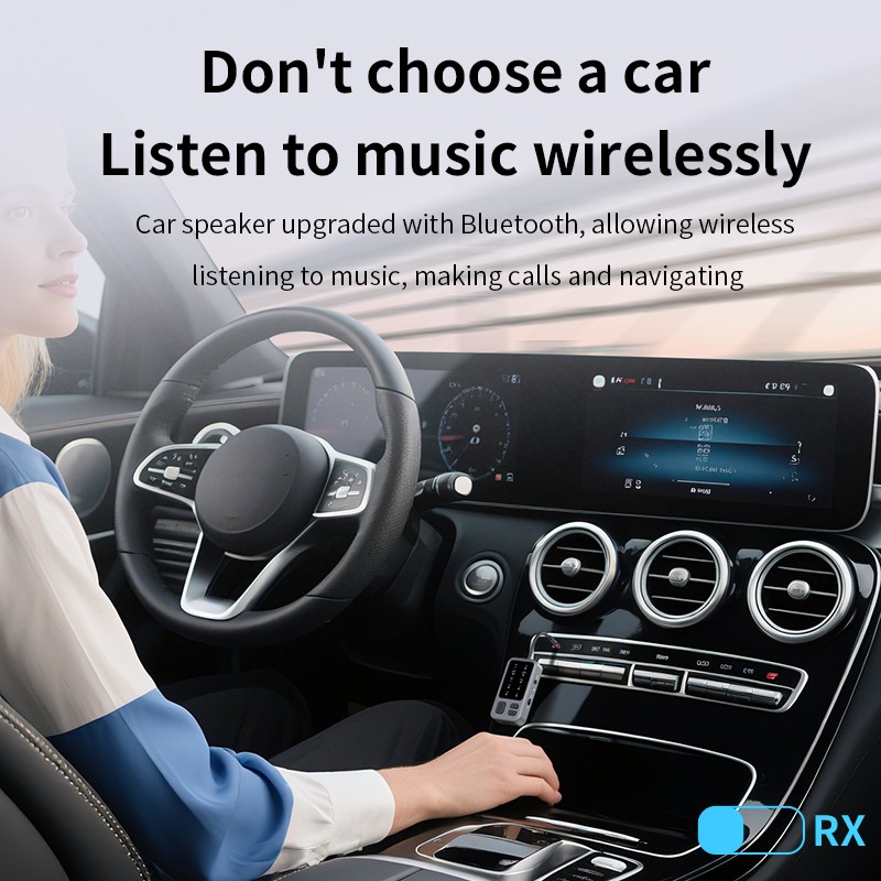 3.5mm Aux APTX Bluetooth 5.4 Receiver Transmitter Wireless Music Adapter