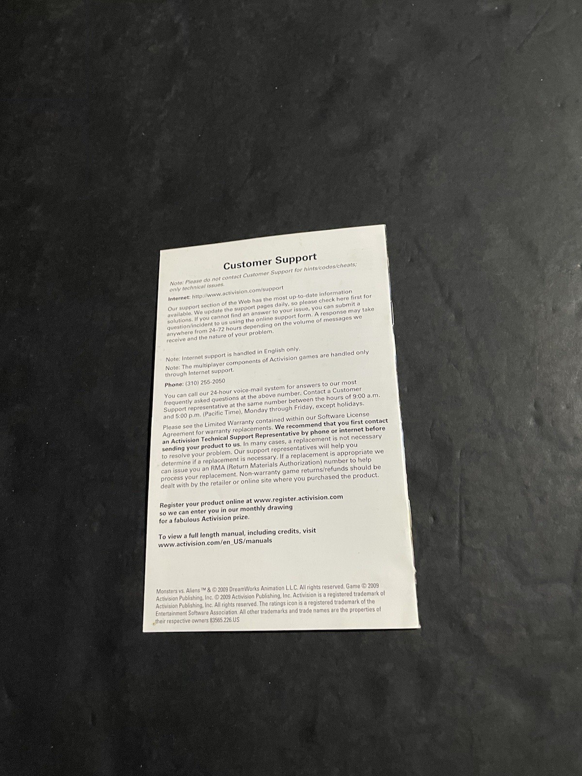 monsters vs aliens ps2 manual Only