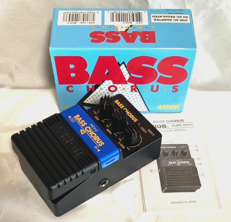 NOS Arion MCH-Z Bass Chorus Bass Guitar Effects Pedal From Japan Free Shipping