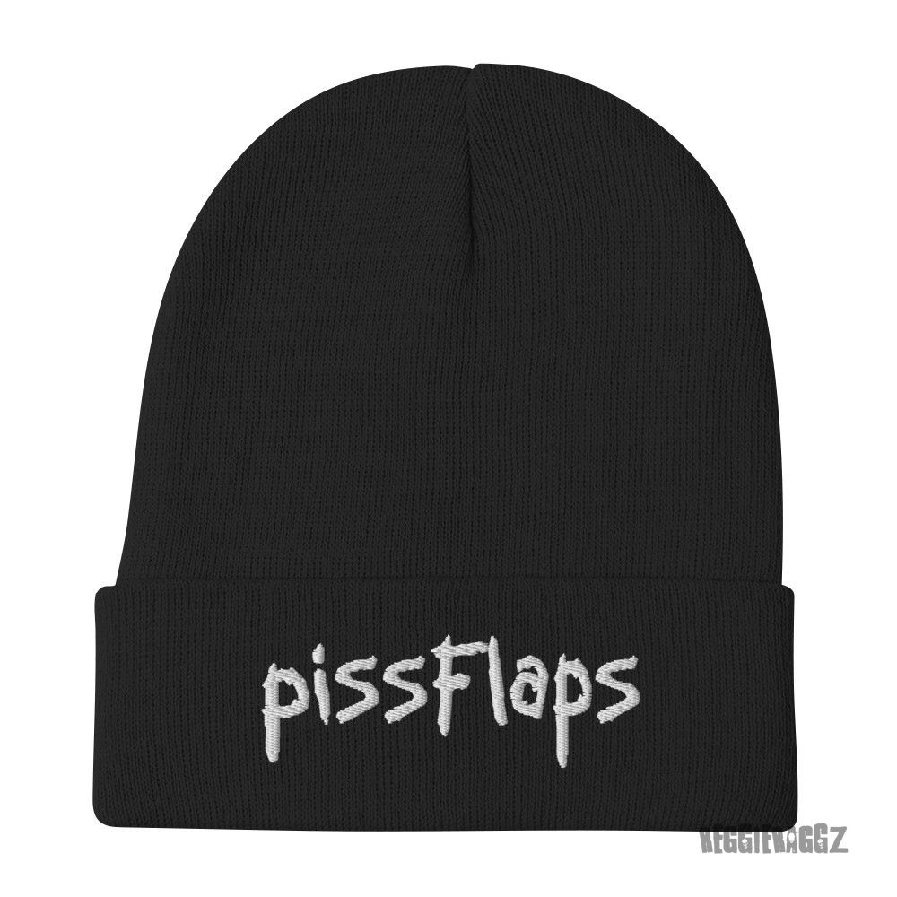 P*ssFl*ps KoRn Funny Dark Humor Embroidered Beanie for Winter