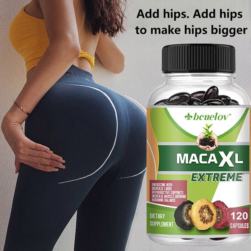 Maca Capsule Shape Butt Booty Shaper Super MACAXL 30 to 120 Capsules