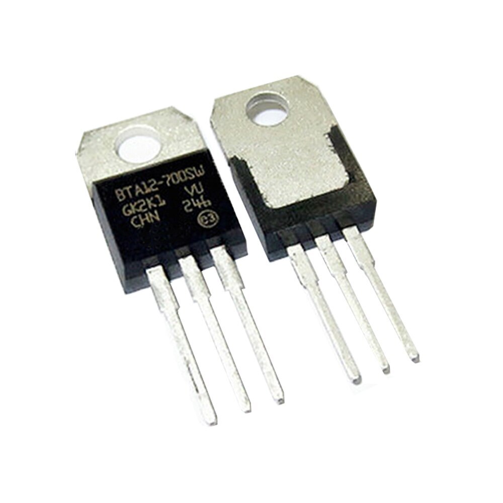 5 Pcs BTA12-700SW BTA12-700BWRG BTA12 700SW TO-220