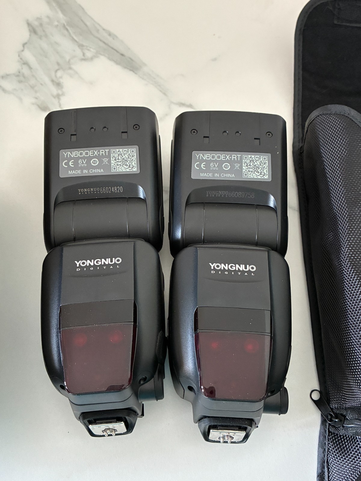 Yongnuo Flash Kit: Pair YN600EX-RT Speedlite Flashes + YN-E3-RT II Transmitter