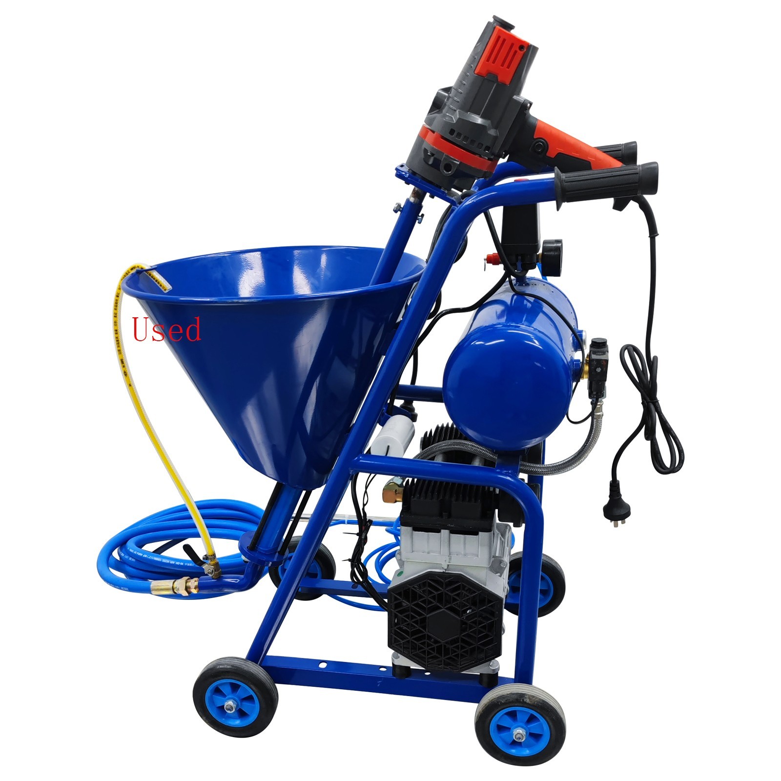 Used! 220V Mortar Putty Spraying Machine Polyurethane Foam Sprayer 1-10L/min