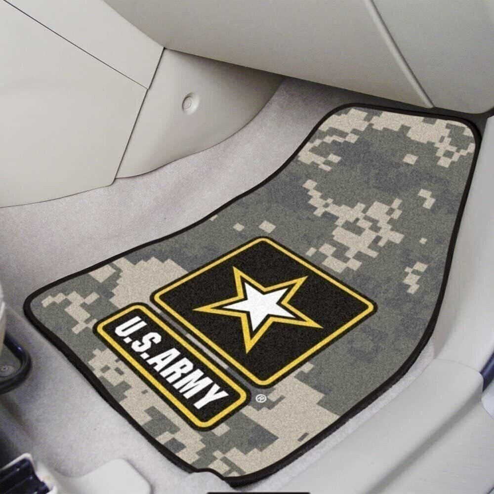 United States Army Military Front Floor Mats, Carpet Car Set, 18x27 Inch,...