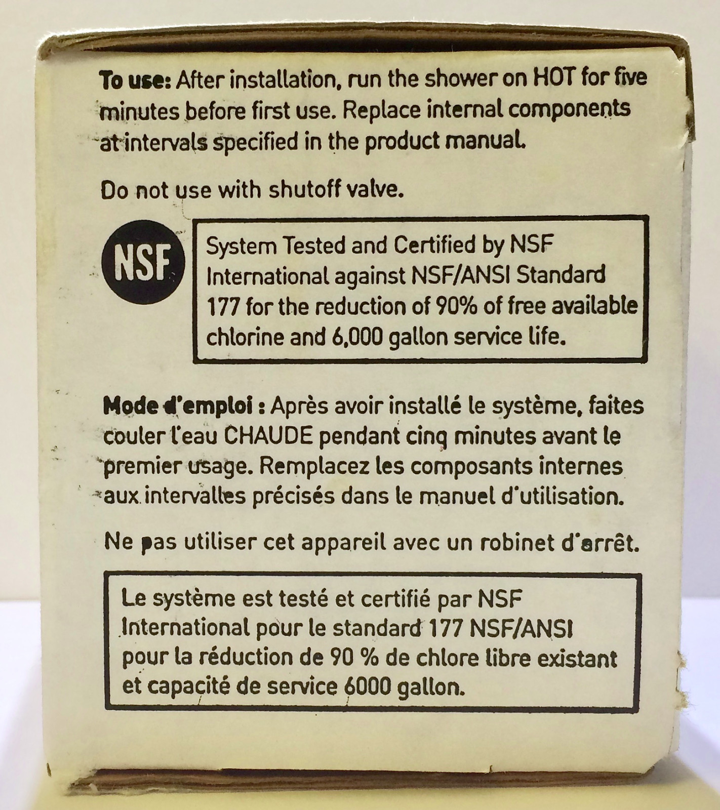 Nikken PiMag MicroJet Ultra Shower Systems Replacement Filter WALL MOUNT 13831