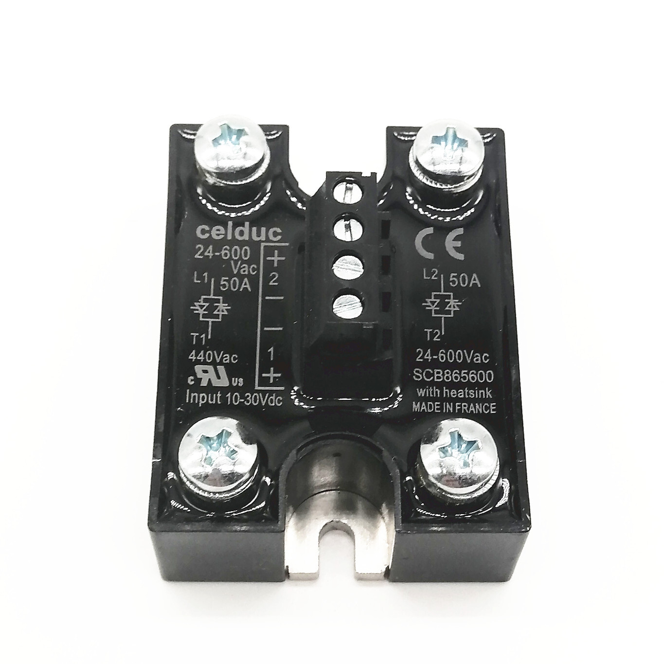 Celduc solid state relay SCB865600 50A 24-600VAC
