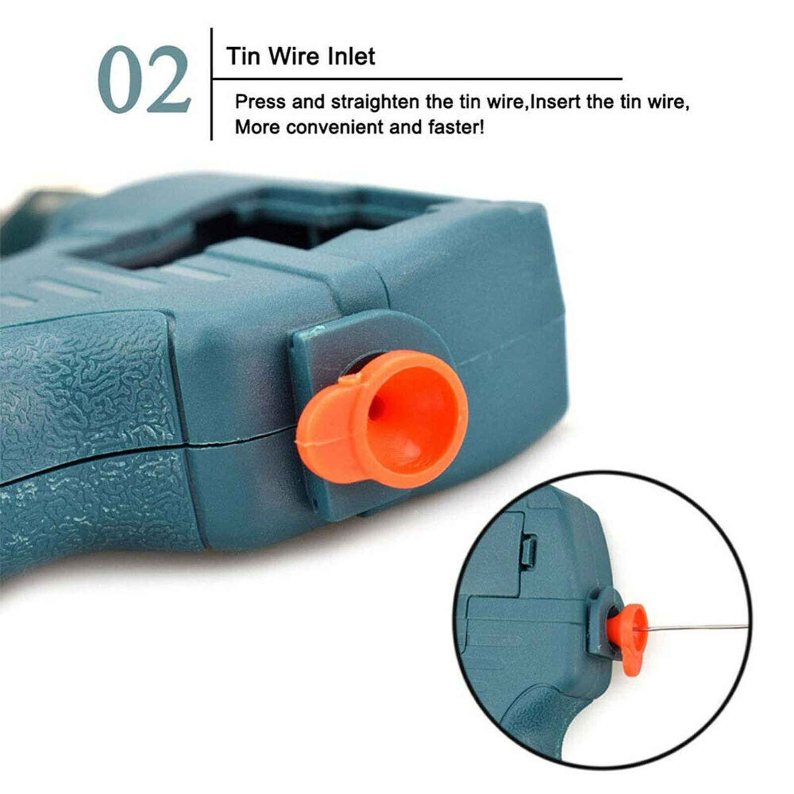 Auto Electric Soldering Iron Gun With FLUX 2% Solder Wire Tin wire 50g 60Watt