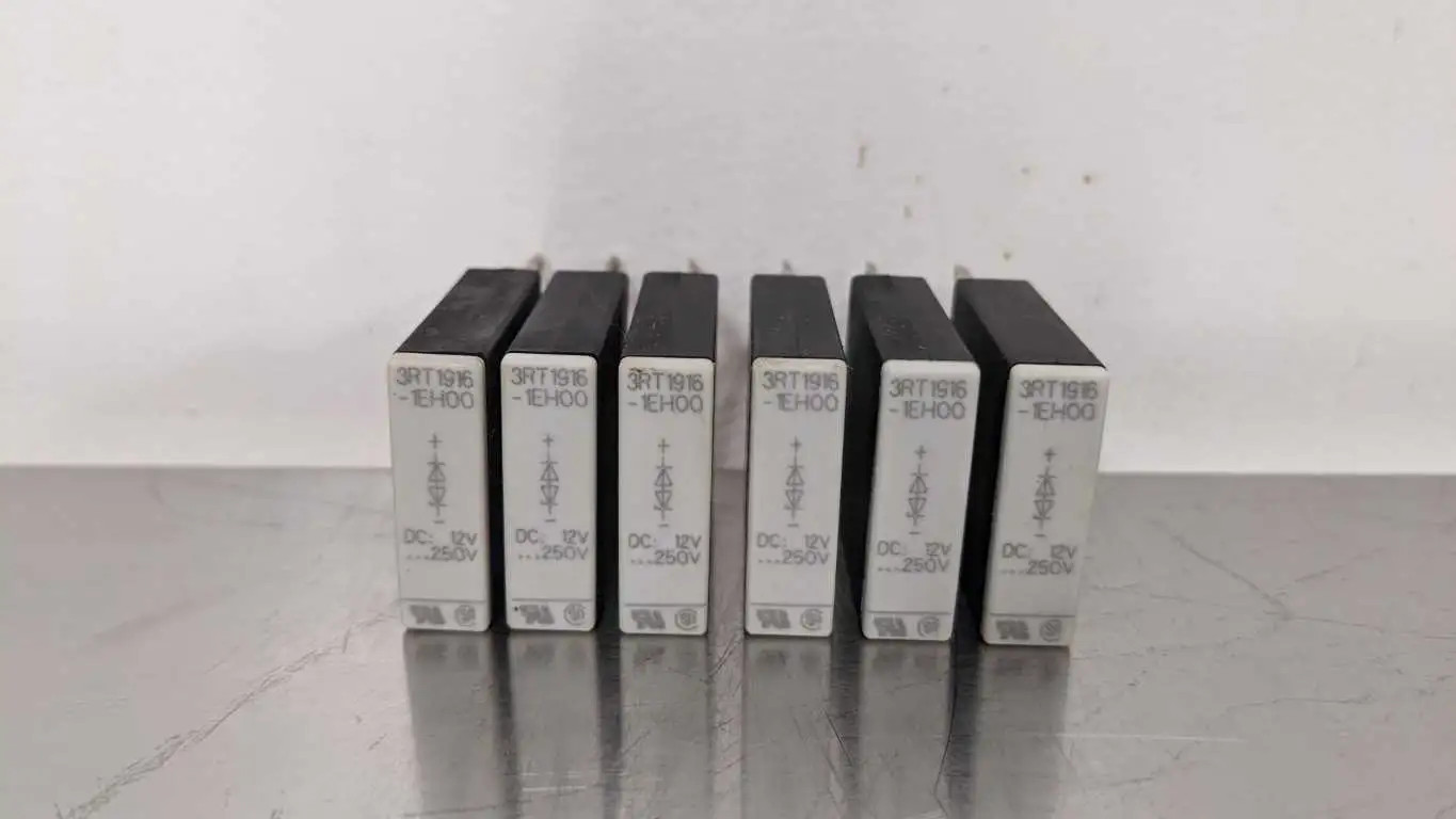 6 Pack Siemens 3RT1916-1EH00 Surge Surppressor 12VDC 250VDC