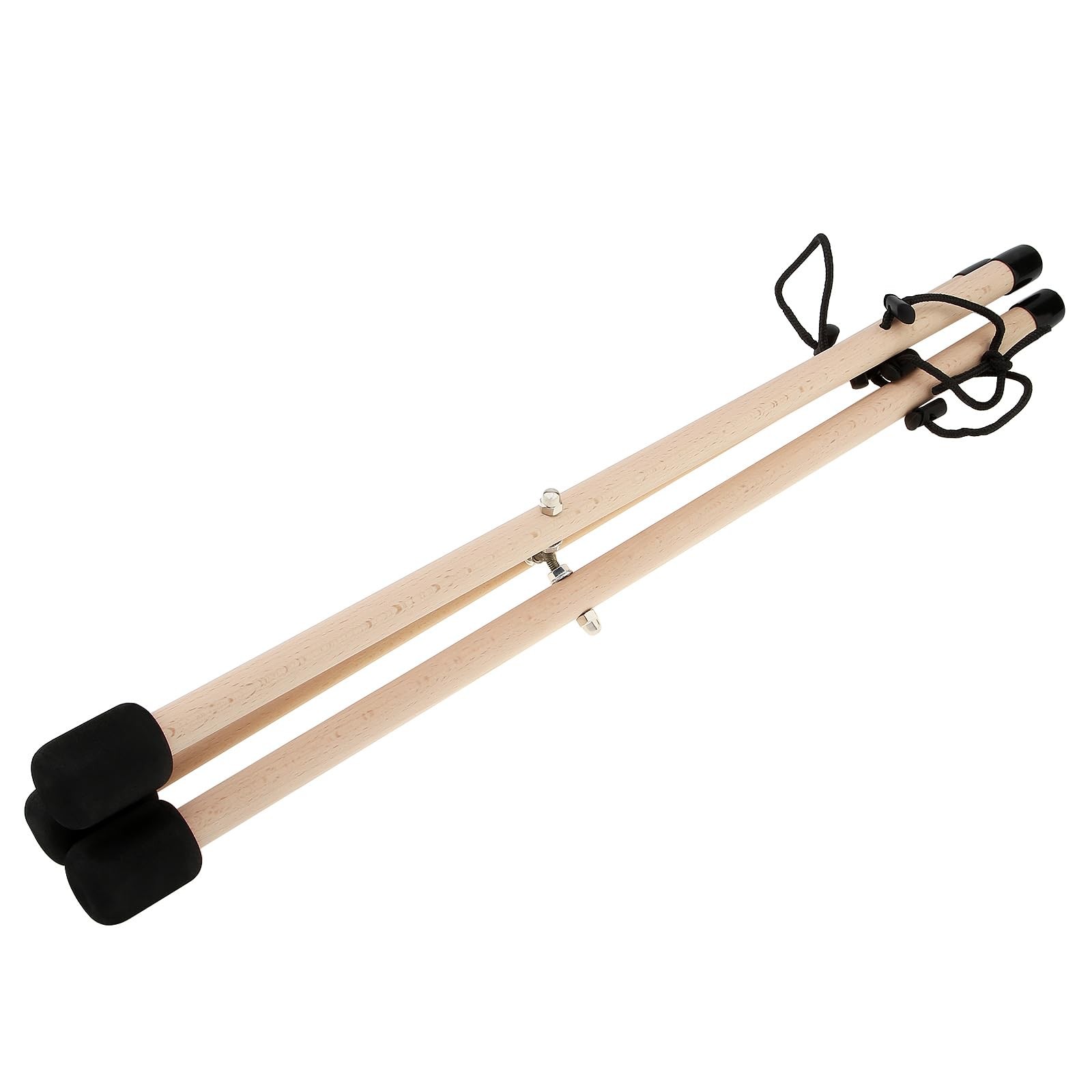 Handpan Drum Stand, Solid Beech Wood Tongue Drum Bracket, Adjustable Tripod S...