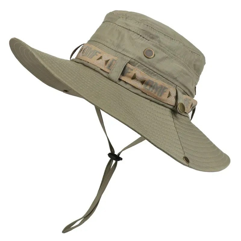 Men's Bucket Hat UV Sun Protection Wide Brim Fishing Safari Hiking Cap