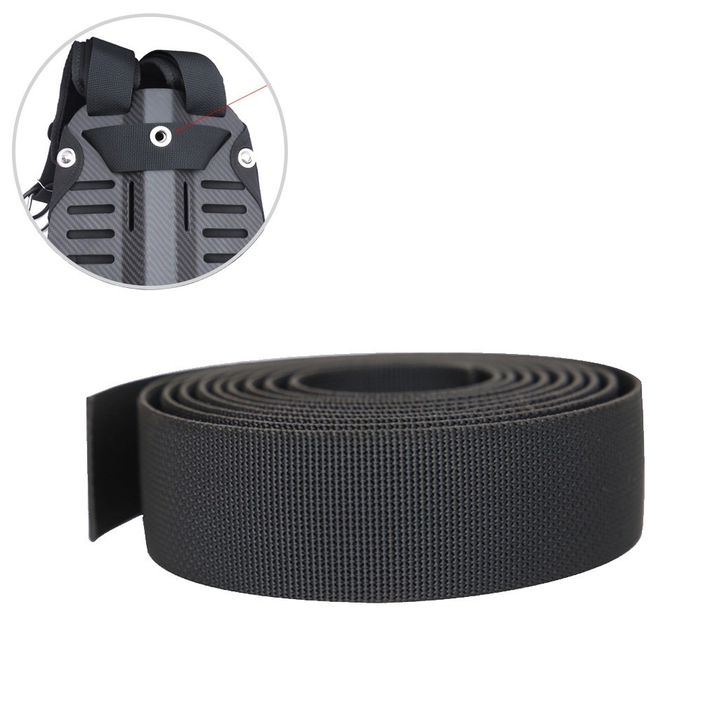 3.5m For All Wing Backplats Technical Scuba Diving Backplate Webbing Dive