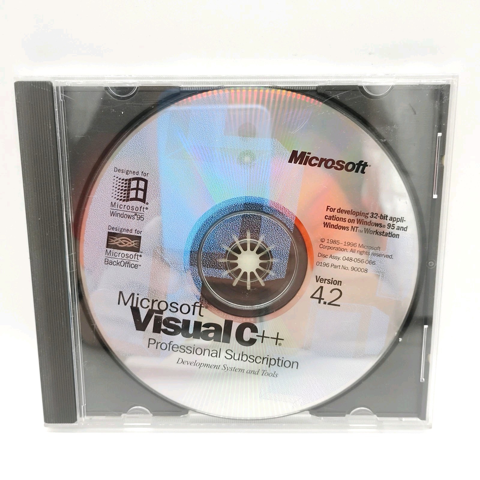 Microsoft Visual C++ 4.2 Professional Subscription w/ Key, Fast Free Shipping