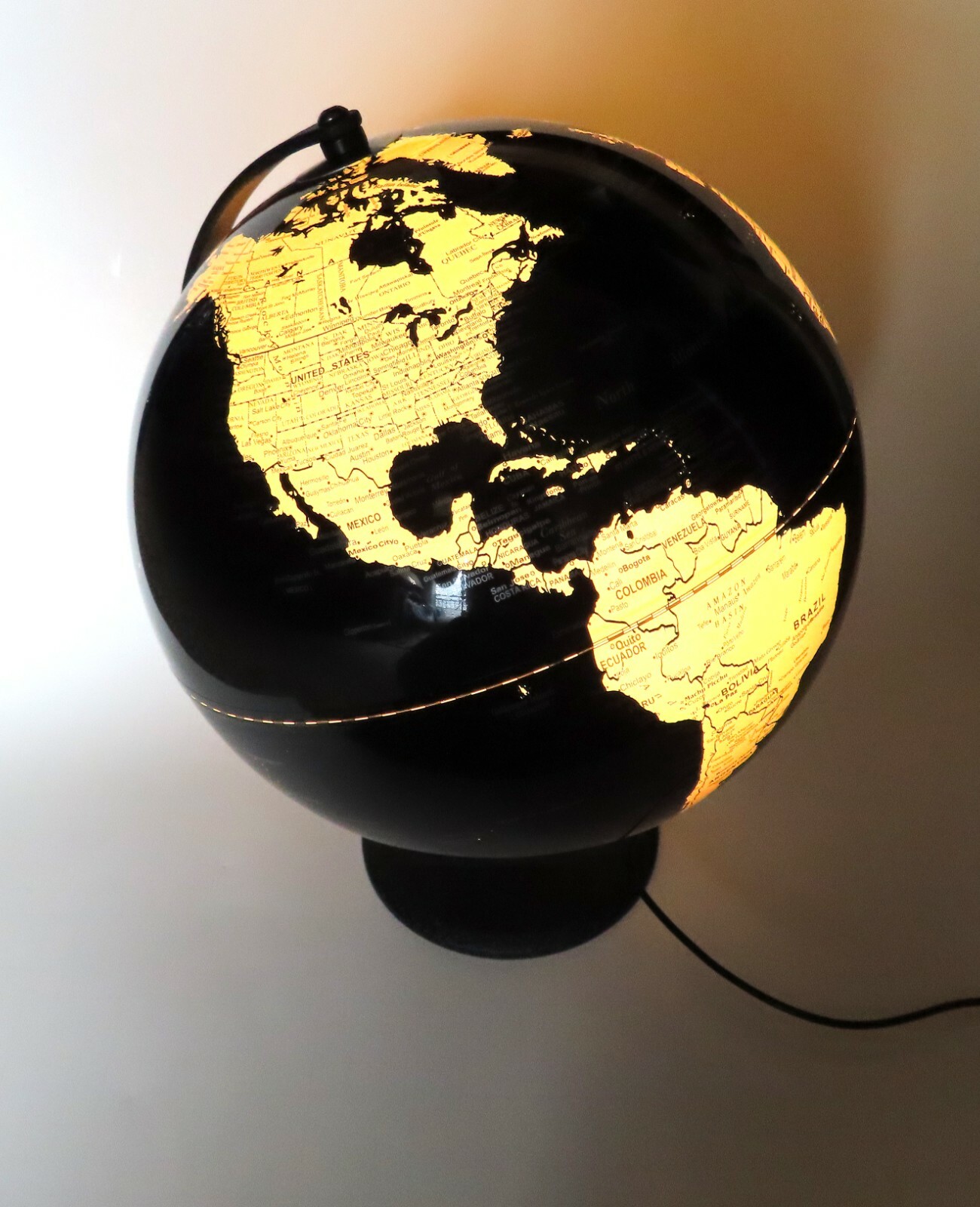 Illuminated World Globe