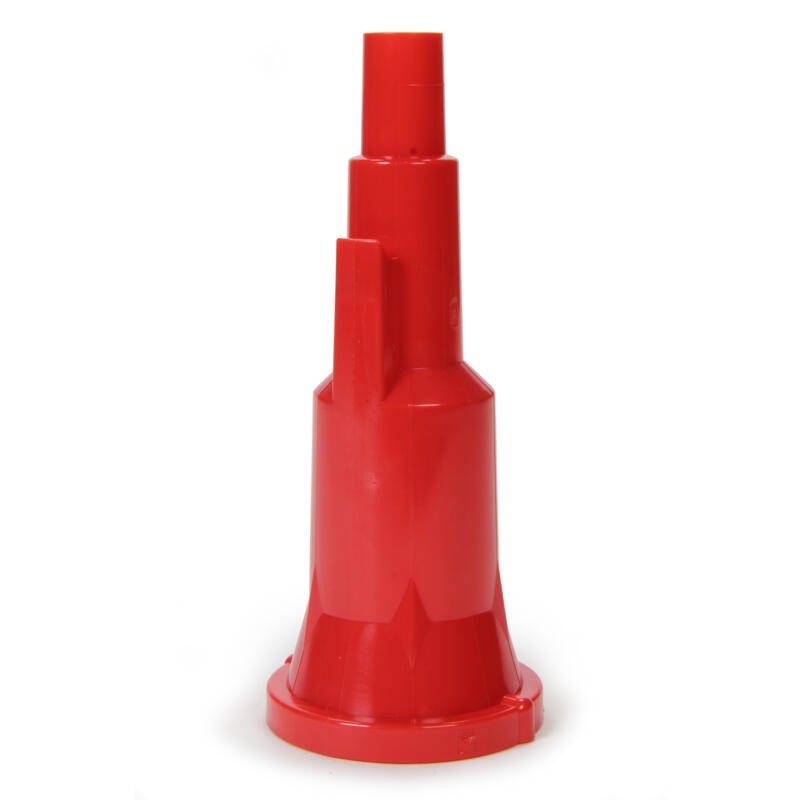 Sunoco Fuel Storage Can Cap FF1002; Vehicle Tank Adapter, Red Plastic