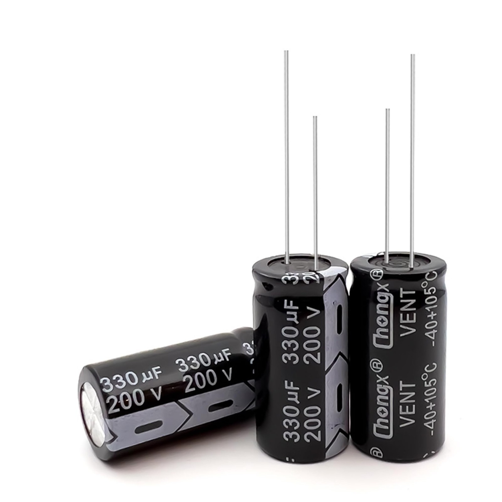 5 PCS 200V 330UF Electrolytic Capacitor, High Frequency Aluminum Electrolytic...