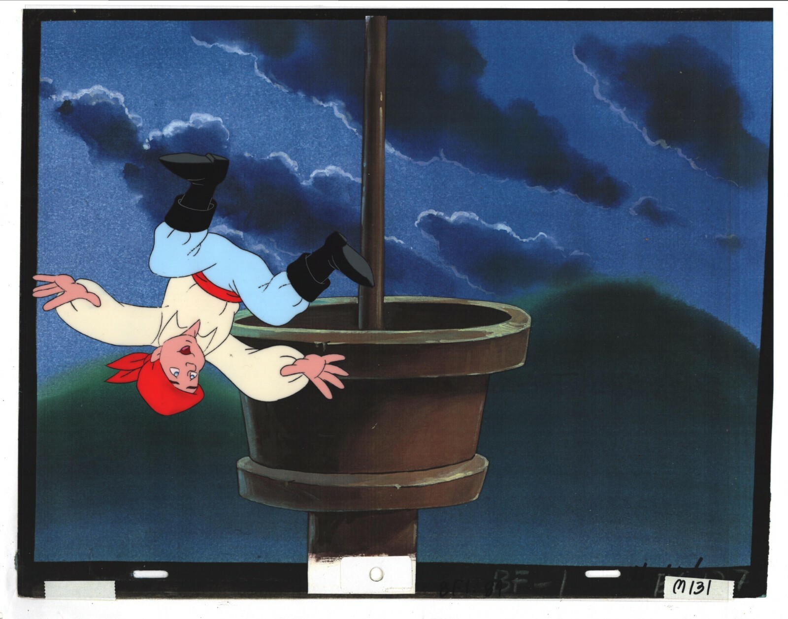 Back to the Future Original Production Animation Cel Universal 1991-2 131