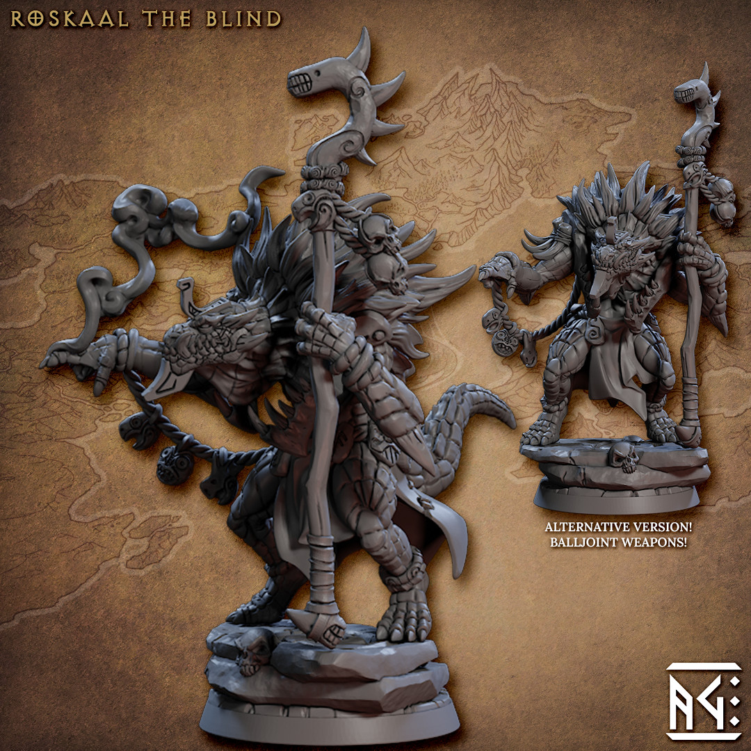 Lizardman - Wizard / Warlock - Artisan Guild - Dungeons and Dragons