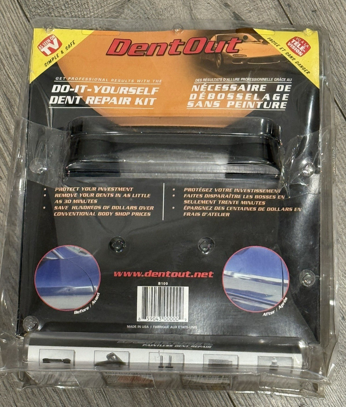 Dent Out As Seen On TV Products Do It Yourself Dent Repair Kit New