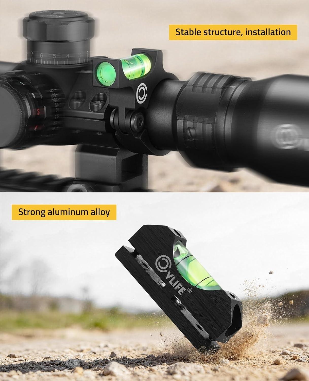 30mm Scope Level Anti-cant, 2 Magnetic Bubble Level for Precise | Scope Leveling