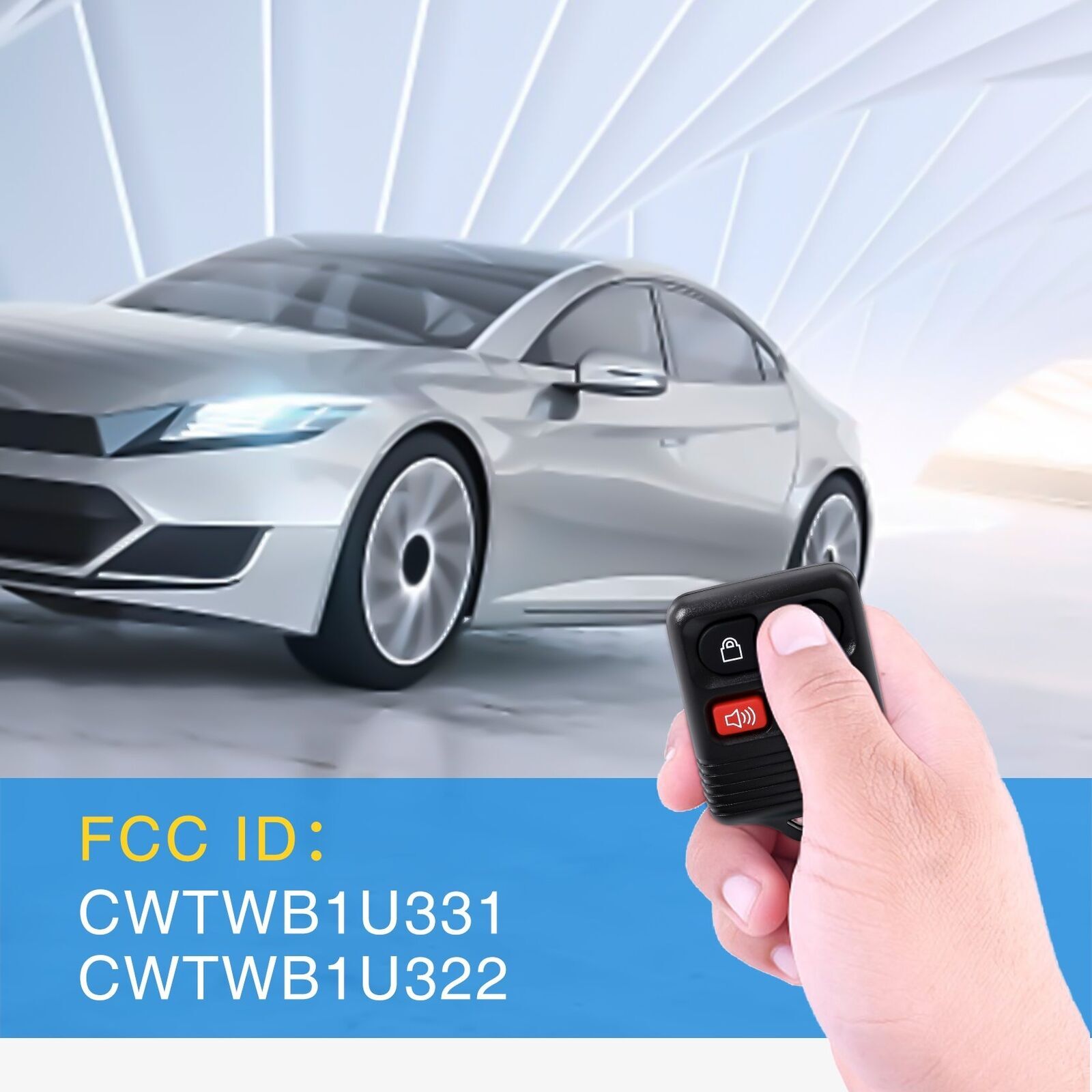 4 Button Keyless Entry Remote Control Fob Clicker Transmitter For Ford Lincoln