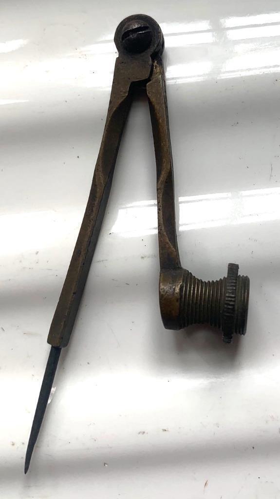 Antique brass drawing compass