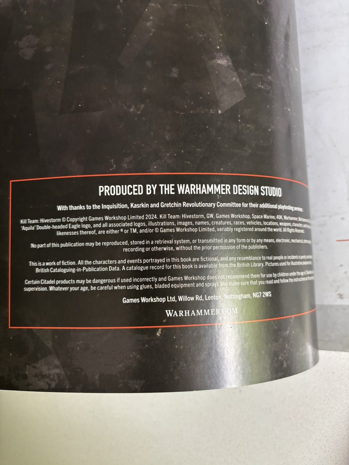 Warhammer 40k Kill Team: Hivestorm Dossier Book