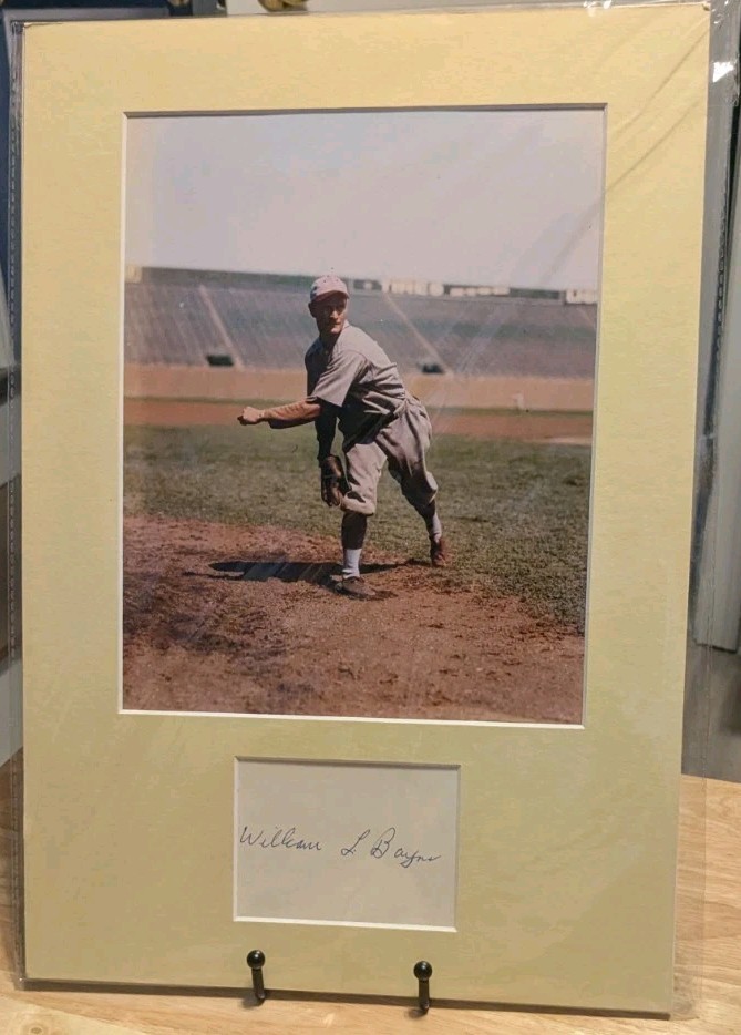 William Bayne St. Louis Browns Signed Cut Matted 8x10 Color Photo W/Our COA