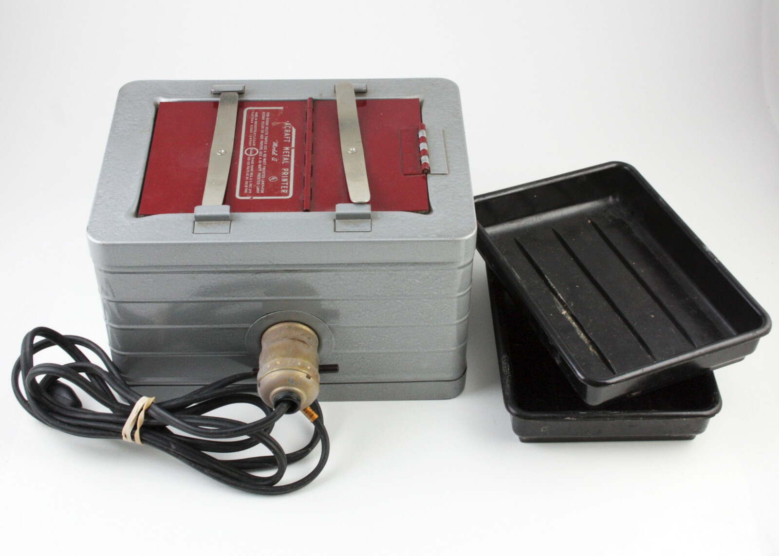 Kodak Kodacraft - 4x6-in. Contact Printer - Model A - w/Light Fixture & Trays