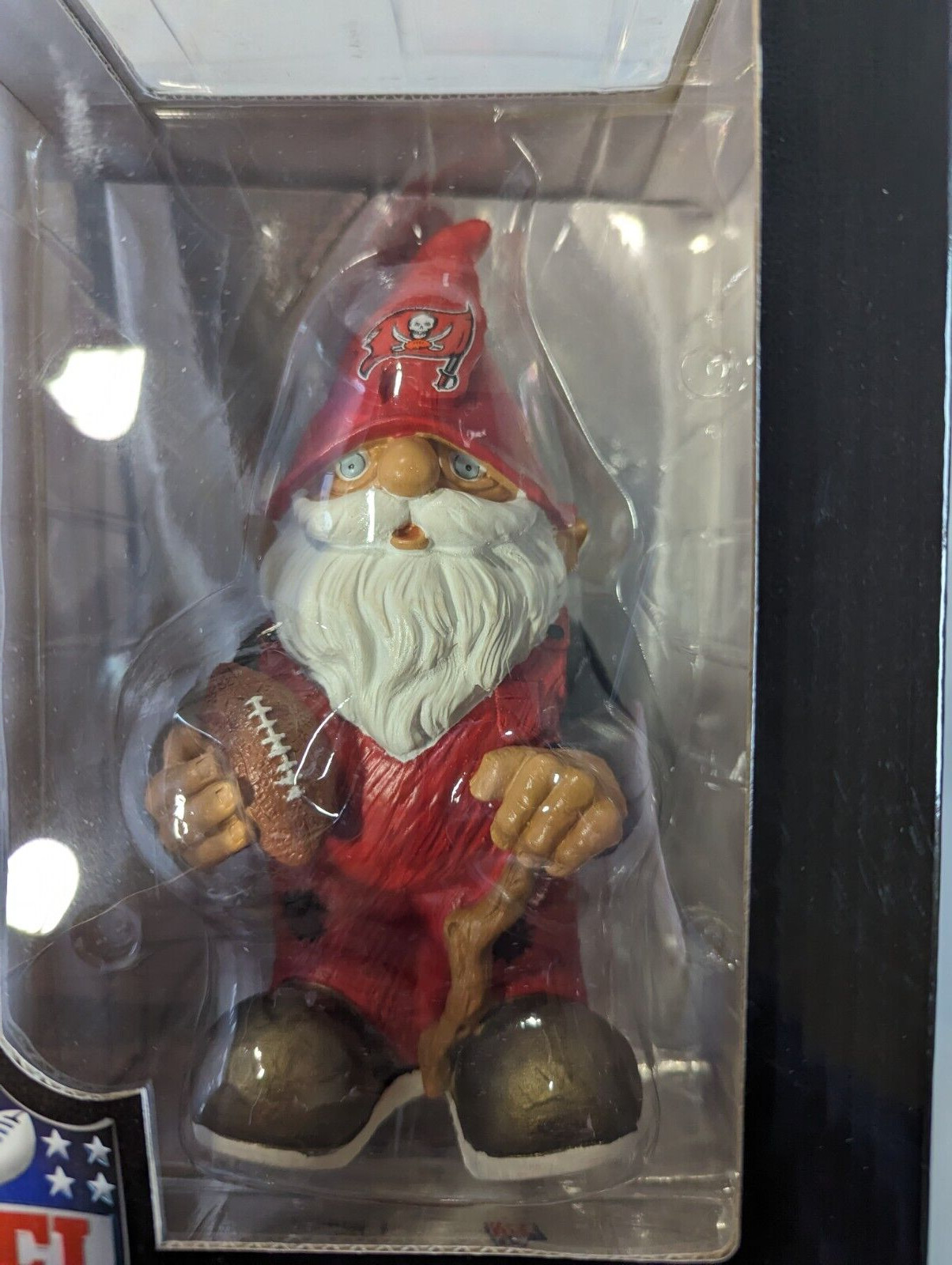 Tampa Bay Buccaneers Decorative Garden Gnome 8" NEW NFL Lucky Yard Office Desk