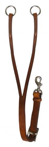 Showman Argentina Cow Leather Adjustable Horse Training Fork! FREE SHIP!