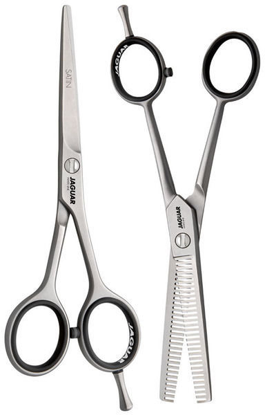 Jaguar Scissors Or Thinners 4.5"/5"/5.5"/6"/6.5"/7" White Line Satin Barber