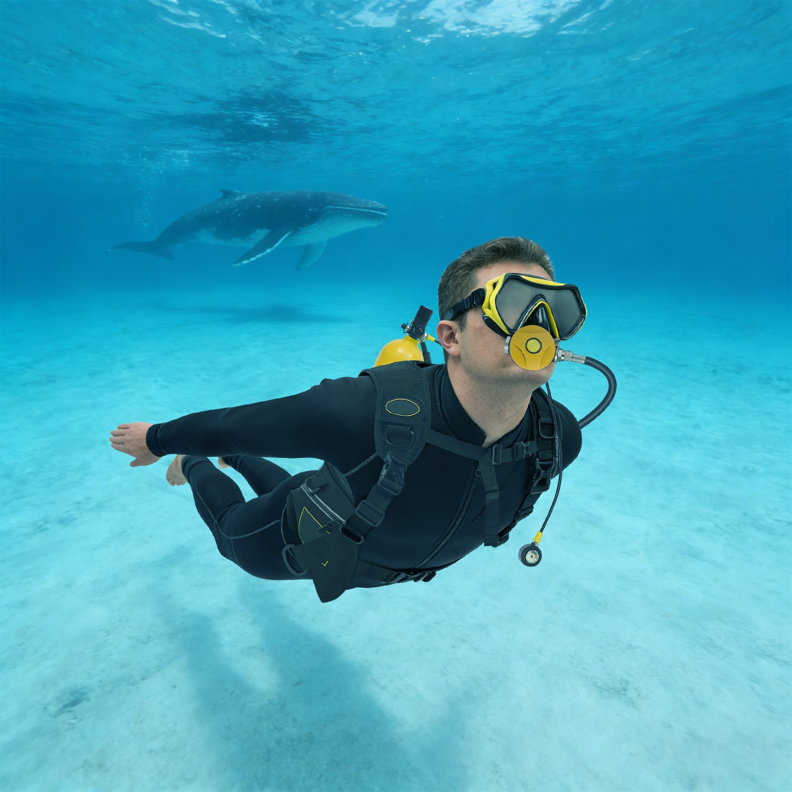Scuba Tank Kit 20L Underwater Diving Tank Kit Lung Tank for Diving Entertainment