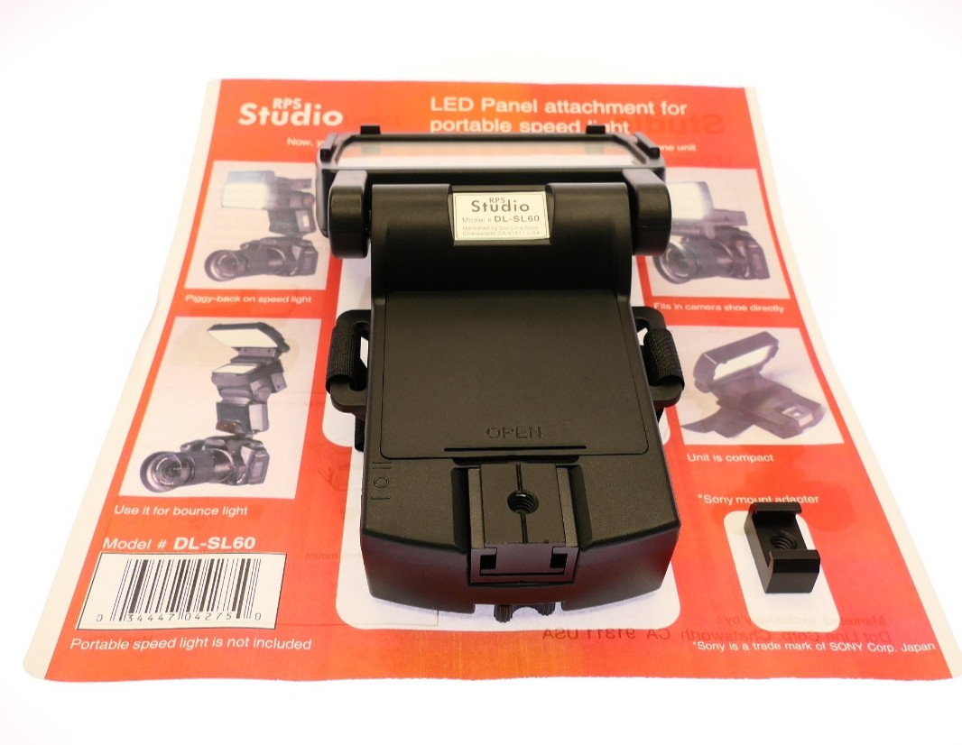 RPS Studio LED Panel attachment for Speedlight flash units