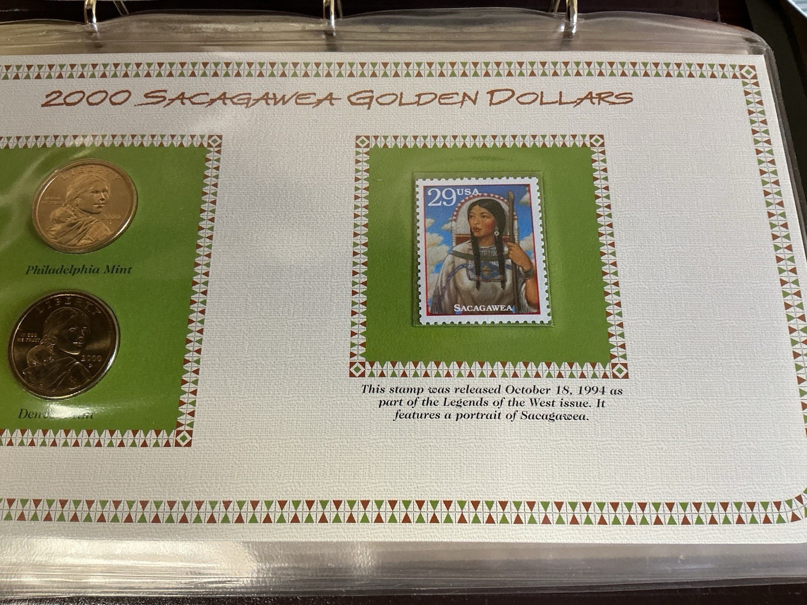 2000-2014 Complete Collection UNC Sacagawea Golden Dollars Book