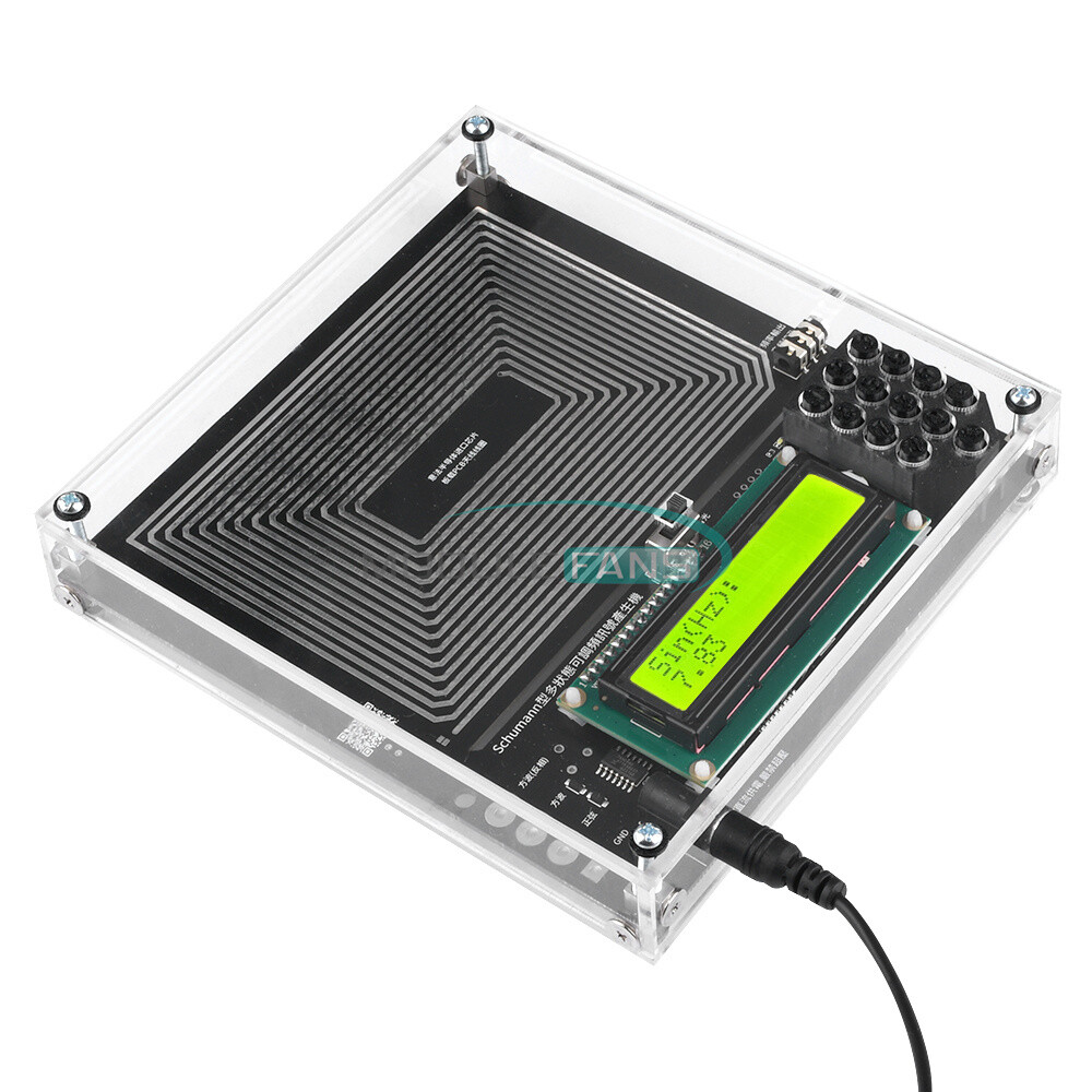 Schumann Wave Generator Adjustable 0.1HZ~30KHZ Sine+Square+Inverted Square Wave-