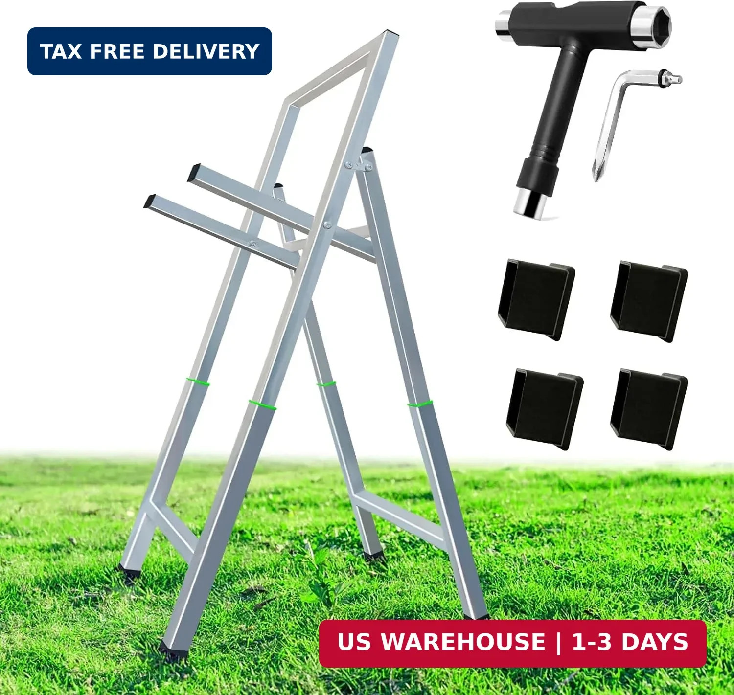 Archery Target Stand for Backyard, Foldable Metal Archery Target Stands for Stra