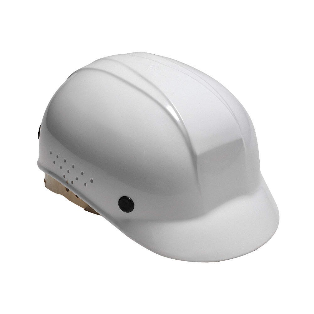 HONEYWELL NORTH BC86010000 Bump Cap,Front Brim,Pinlock,White PK 10