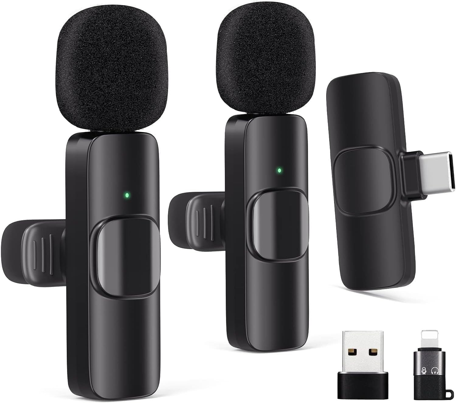 Noise Cancelling Portable Wireless Microphone for Content Creators
