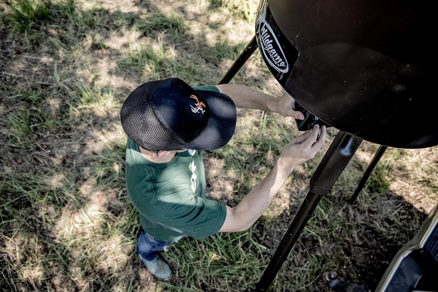 Quick-Set 225 lb Game Feeder with Digital Timer | Durable Tripod Corn/Pellet ...