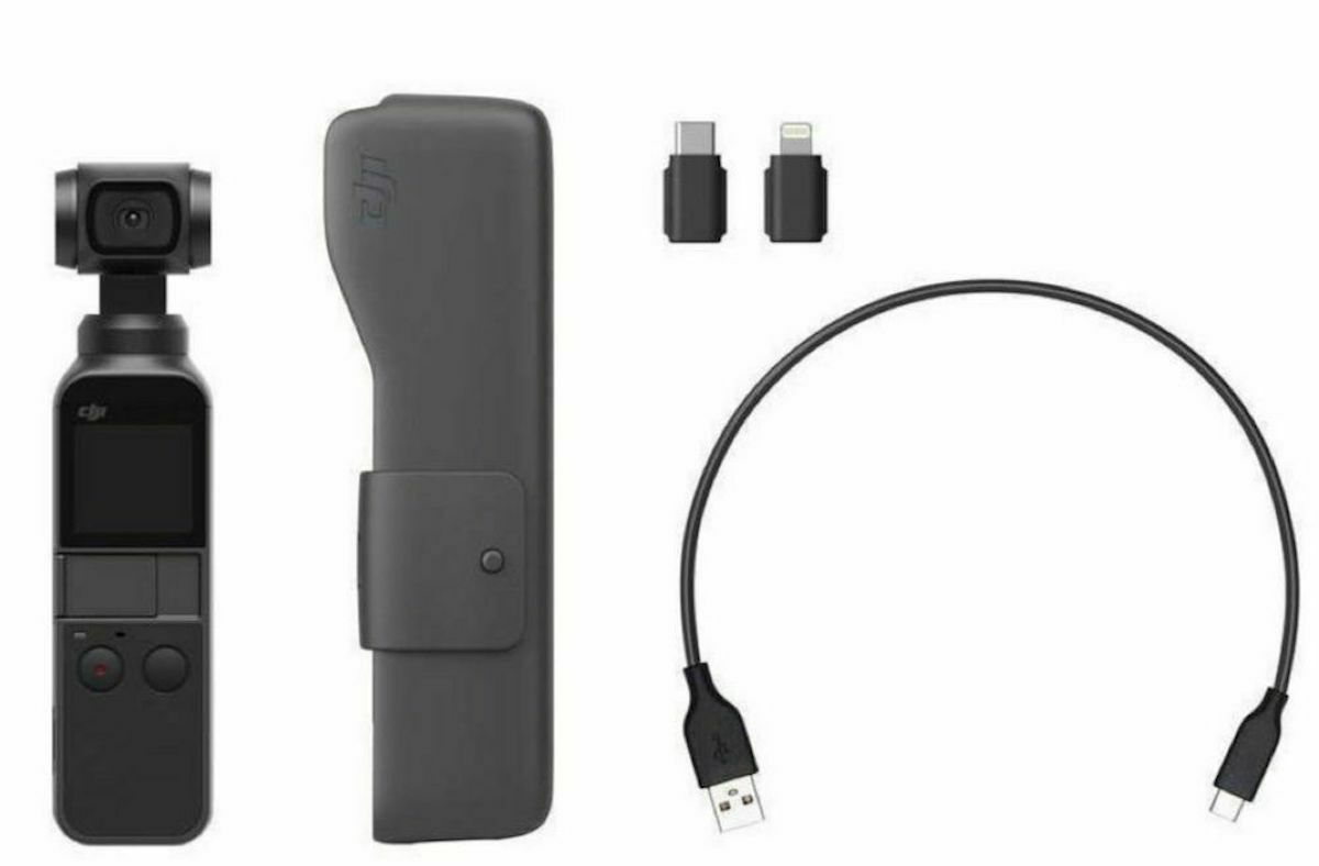 Original DJI Osmo Pocket Handheld 3-Axis Stabilizer Camera 98% New Condition